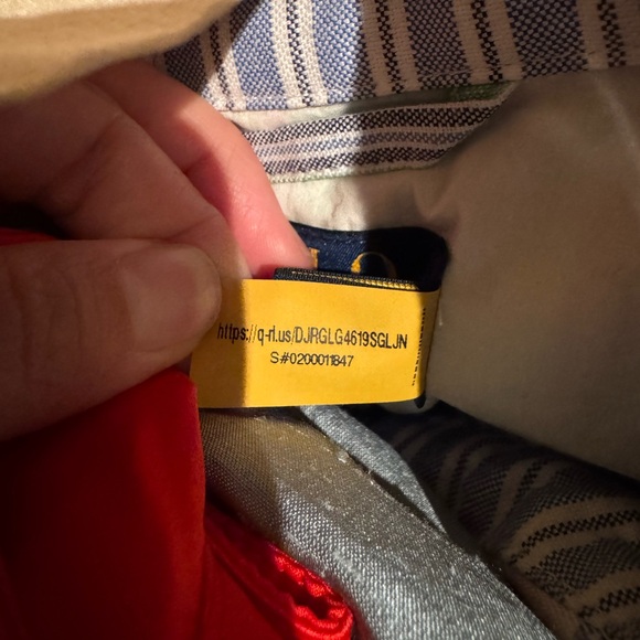 Polo Ralph Lauren Bayport Striped Oxford Fun Jacket - Picture 11 of 11